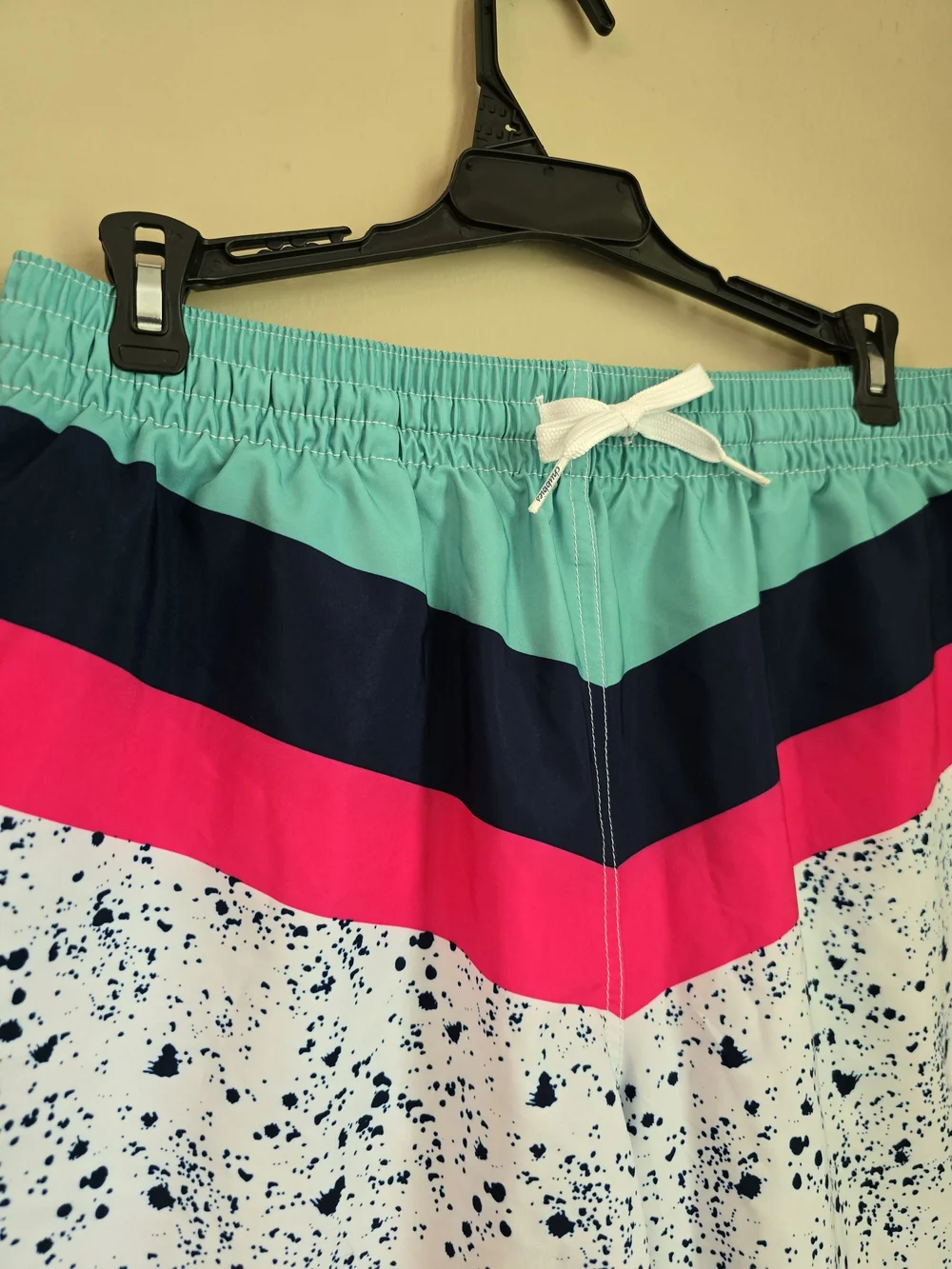 chubbies Swim Trunks  Drawstring Shorts - Teal, Navy & Hot Pink Men Size L